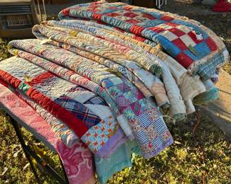 Quilts.
