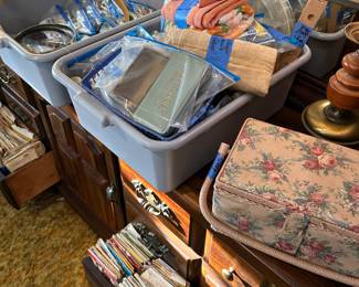 Sewing supplies.