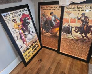 Bullfighting posters