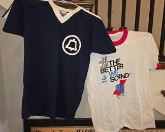AT & T and SO Bell shirts, memorbilia
