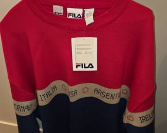 'Fila' vintage 1998 France world cup sweater with tags