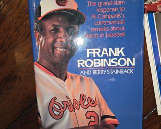 Frank Robinson book w/autograph