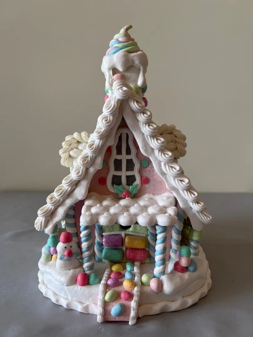 001 Illuminated Gingerbread House by Kurt Adler