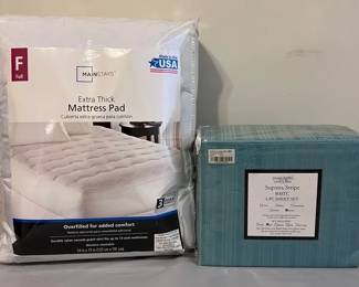 Full Size Mattress Pad 6pc Sheet Set