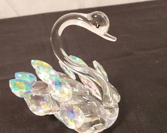 Crystal Swan Figurine