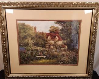 Garden Retreat by Warwick Framed Print
