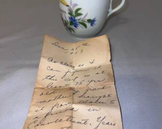 Welsh Tea Cup from Late 1800s
