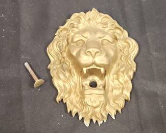 Decorative Lion Head Eall Plaque