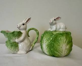 Corner Ruby Collection Cabbage Bunny Set