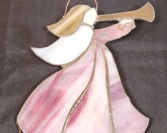 Handmade Stained Glass Angel Suncatcher
