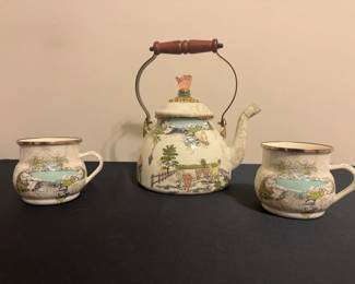 Mackenzie Childs Aurora Tea Set