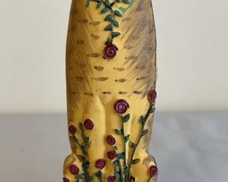 Vintage Skinny Resin Cat Figurine