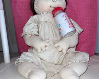 Vintage Jan Shackelford Doll with Bottle