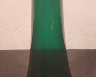 Antique Green Glass Hyacinth Vase