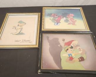 Vintage Walt Disney Framed Prints