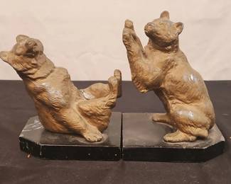 Vintage Bear Bookends