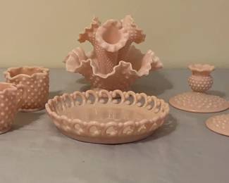 006 Pink Milk Glass Collection