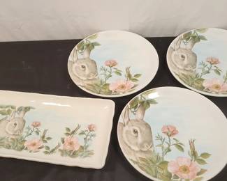 Sofie the Bunny Plates