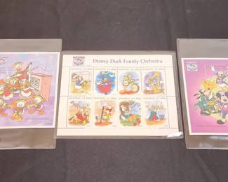 Disney Duck Family Orchestra Stamps