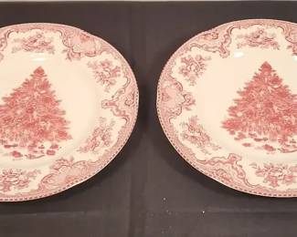 Johnson Brothers Old Britain Castles Pink Christmas