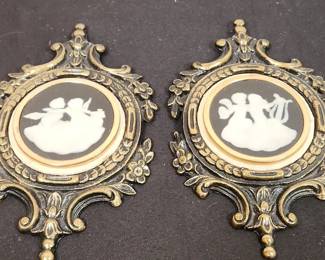 005 Limoges Cameo Porcelain Wall Plaques