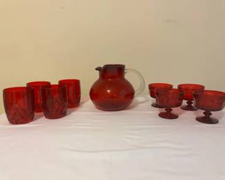 Ruby Red Marquis Waterford Crystal and more