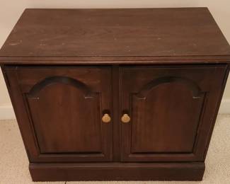 Small Dark Wooden Cabinet