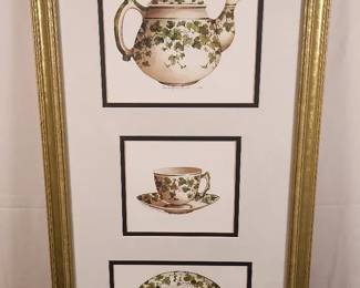 Set of Framed Art Prints by Artist Carolyn Shores Wright