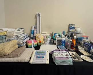 Huge Mystery Lot Of Bathroom Items