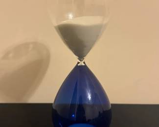 Glass Hourglass