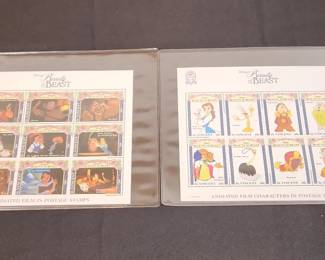 The Beauty and The Beast Stamps