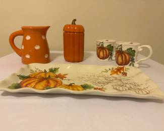 Maxcera Terramoto Ceramic Thanksgiving Theme