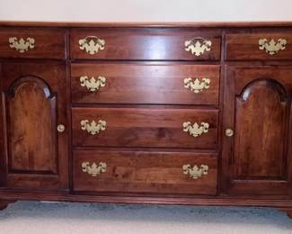 Vintage Willett Wildwood Cherry Buffet Sideboard
