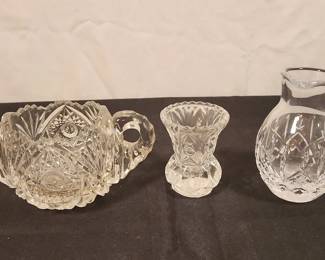 Miscellaneous Crystal Decor Lot