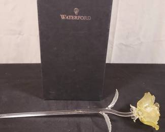 Waterford Crystal Fleurology Yellow Flower