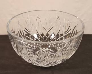 Signed Large Crystal Bowl