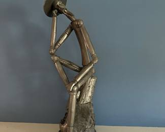 Large wood/ metal sculpture