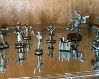 Pewter figurines