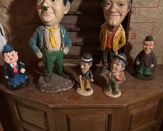 Laurel and Hardy figurines