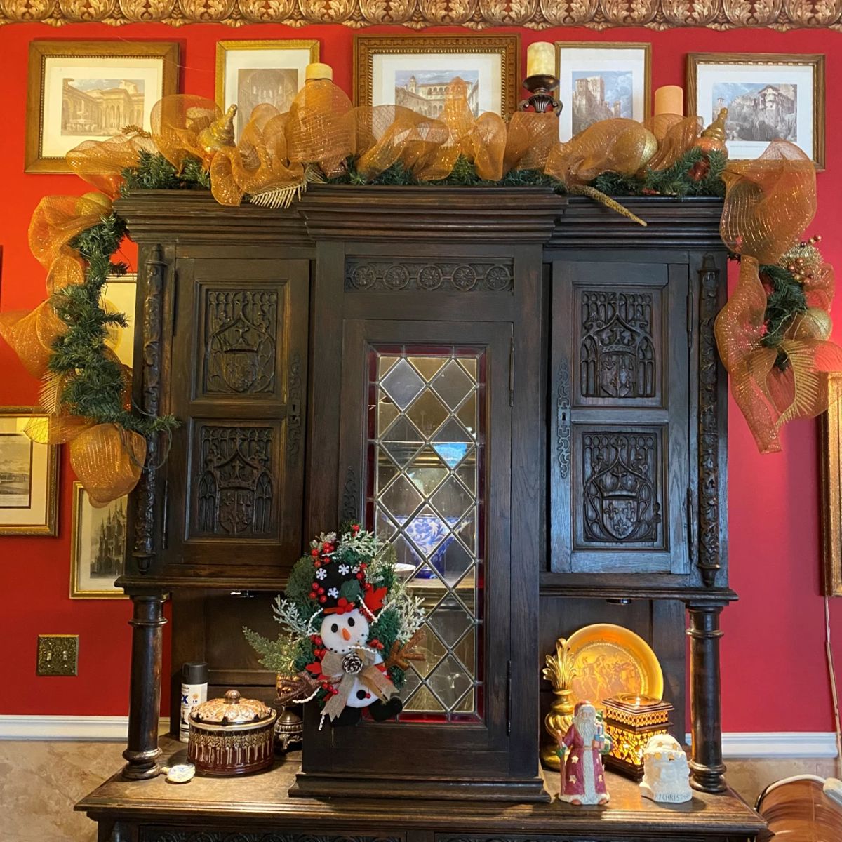 500 years old with panels from Charles VII and Anne of Brittany's coat of arms