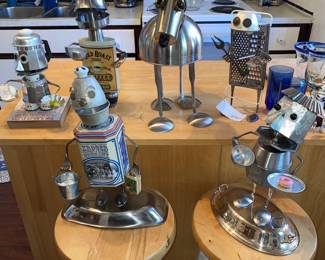 Upcycled Assemblage Figures.