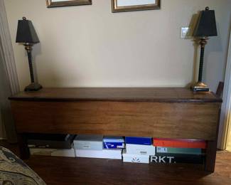 King headboard with hidden storage - complete bedroom suite