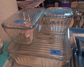 Set of Refrigerator Storage Containers