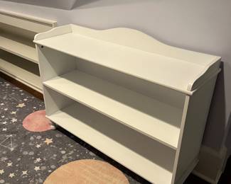 Small white bookcase