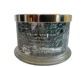 Homeworx ‘snow tipped pine’ scented candle 