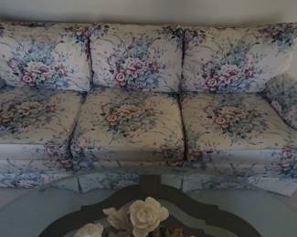Floral couch