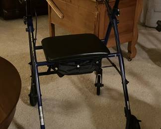 Drive walker with seat. 2 available 