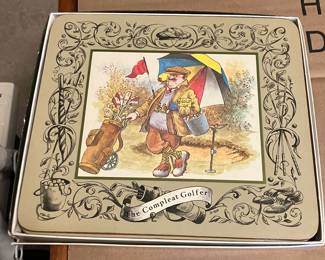 Golf Placemats. Set of 6