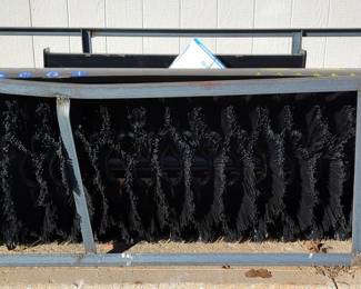 2025 Mower King SSAB72 Skid Steer Angle Broom, Unused