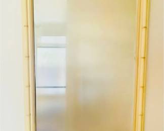 Bamboo Style Large Mirror